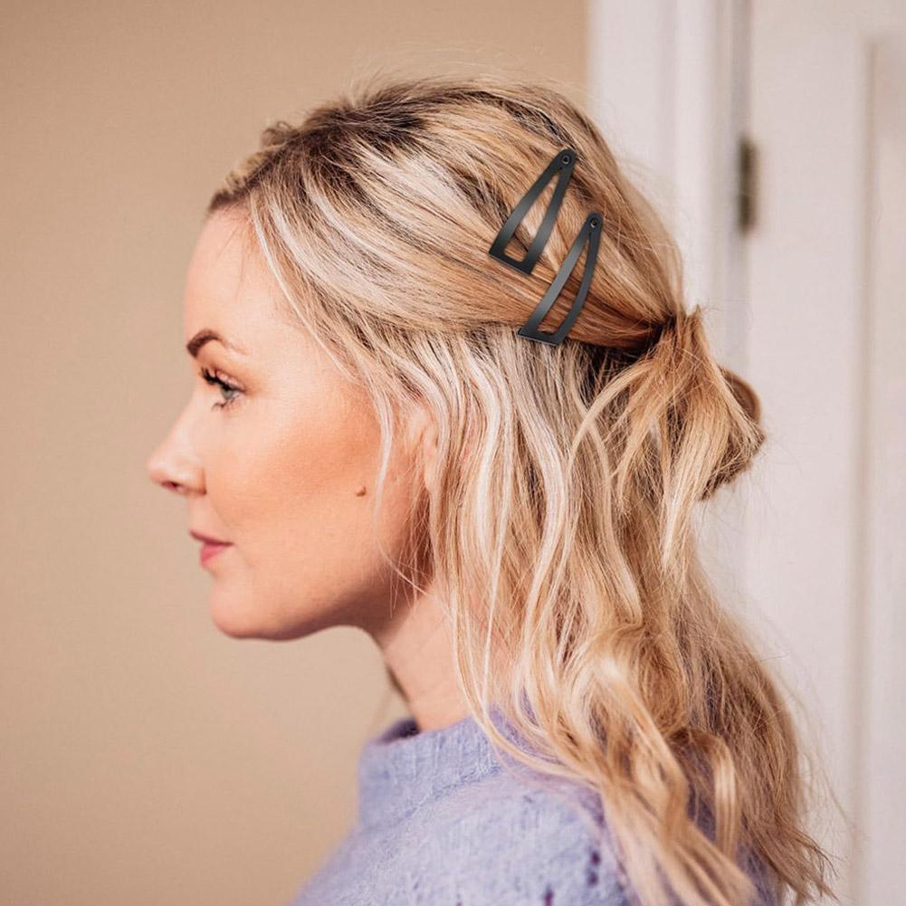 10 шт. Зажимы для волос с двойным захватом, Металлические защелкивающиеся заколки для волос, Заколки-бабочки для женщин, девочек, Принадлежности для салона для укладки волос, Аксессуары для волос