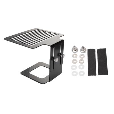 Стойка для весов для кофемашины из нержавеющей стали, регулируемая по высоте, прочная, черная