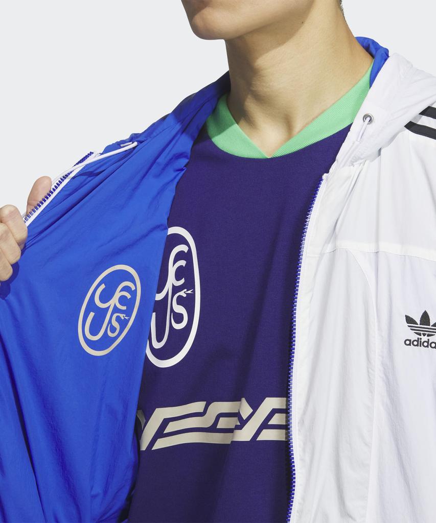 adidas X Yeseyesee Реверсивная куртка - Белая:Синий / Jn5817