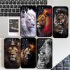Чехол для телефона Лев для iPhone 15 14 11 12 13 Mini Pro XS Max Чехол 6 7 8 Plus X XR SE 2020 Funda Shell