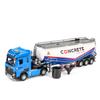 1/50 Mud Pump Truck Alloy Diecast Toy Car Model with Sound and Light Pull Back Function Vehicles Models Give Boys Birthday Gift