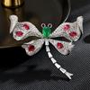 Women's Light Luxury Design Elegant Vintage Dragonfly Brooch Fashionable Versatile Niche Design Brooch Daily Accessories