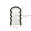Nordic Ins Style Wave Desktop Makeup Wall Mirror Bathroom Bedroom Entrance Decoration Irregular Shaped Mirror