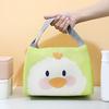 Lunch Bag High Capacity Waterproof Insulated Cartoon Pattern Smooth Zipper Keeping Warm Cold Fine Sewing Leakproof Thermal Bento Tote for Picnic