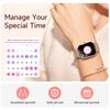 2025 New Fashion Women Smartwatch AMOLED HD Screen Heart Rate Blood Oxygen Monitoring BT Call Sports Smartwatch Woman for IOS Android
