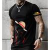 One Piece Monkey D. Luffy T-shirt Anime Cartoon Anime 3D Classic Street Style For Couple's Men's