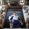 Jorge Lorenzo Customizable Name Floor Rug Office Rug Perfect For Playrooms Living Rooms Study Room Balcony Antislip Carpet Decorate Offices