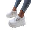 Plus Size 35-43 New Thick Soled Women's Shoes Summer Hollow Out Sponge Cake Sole Sloping Heel Fashionable Casual Single Shoe