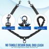 Shock Absorbing Dual Dog Leash No-Tangle Pet Walking Rope Two Dog Lead Rope  Two Dogs Walking