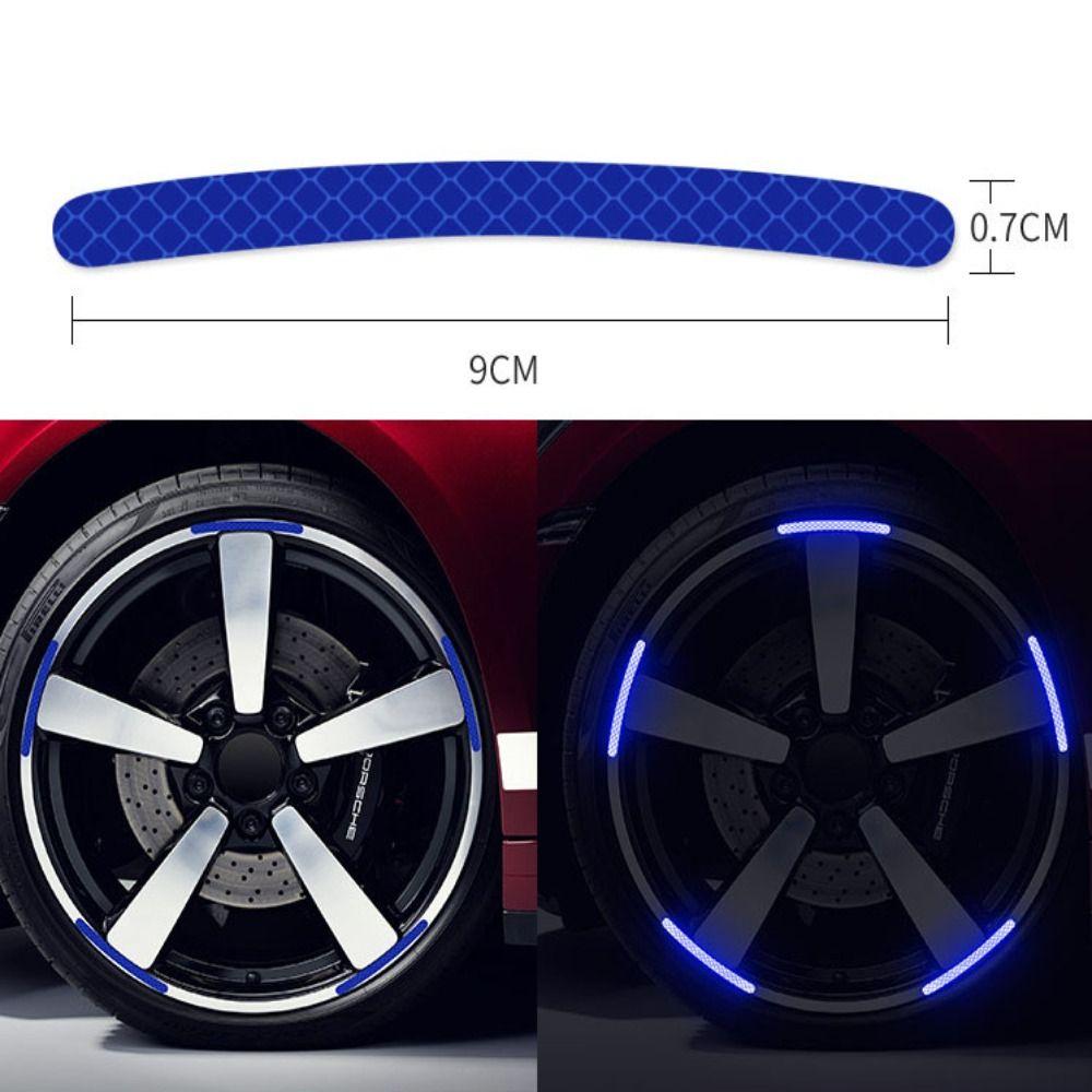 accessories Originality Motorcycle Tyre Warning Stickers Decorative Strips Hub Reflective Sticker