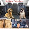 Two-in-one Pet Dog Seat Belts Nylon Buffer Elastic Lead Leash Backseat Safety Belt Adjustable Dog Harness Collar Pet Accessories