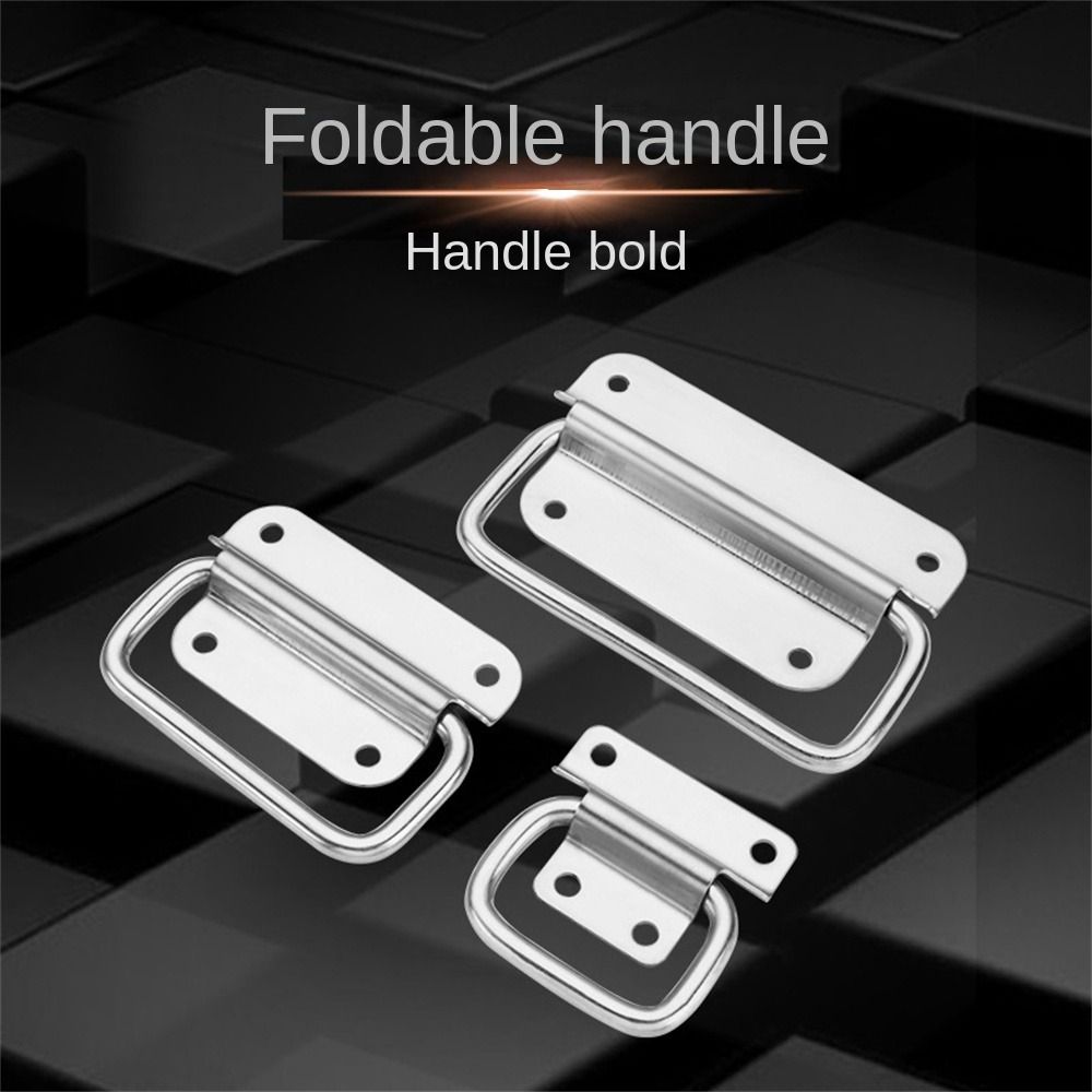Folding Tool Box Handle Knobs Case Handle Simple Cabinet Folding Handle Furniture Fittings