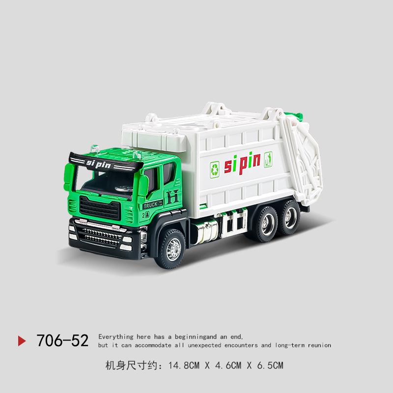 Simulation Truck Toy Car Children's Transporter Dump Truck Inertia Green Construction Vehicle