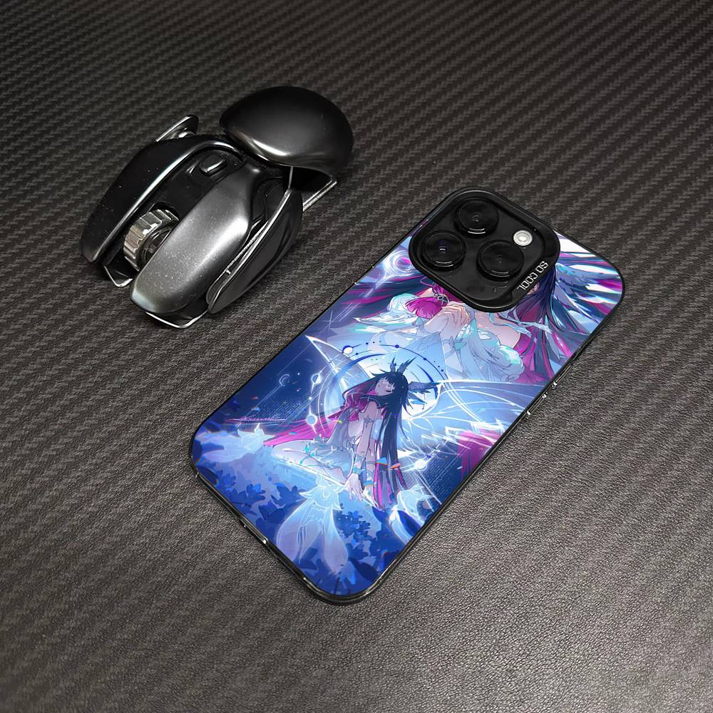 Чехол для телефона Genshin Impact Коломбина Для iPhone 17 16 15 14 13 12 11 Pro Max Plus Pro Цветной Корпус