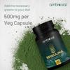 Капсулы Ambrosial Spirulina | Высокая дозировка - 500 мг | Сертифицированные таблетки спирулины | Без добавок и 100% веганский продукт (Упаковка 1-60 капсул)