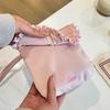 Bowknot Sanitary Napkin Storage Bag Cotton Cloth Bow Makeup Bag Creative Mini Cosmetic Bag  Women
