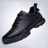 Fashion 2025 Casual Mens Shoes Comfortable Breathable Walking Shoes Soft Soles Soft Surfaces Official Solid Color Mens Shoes Thick Black