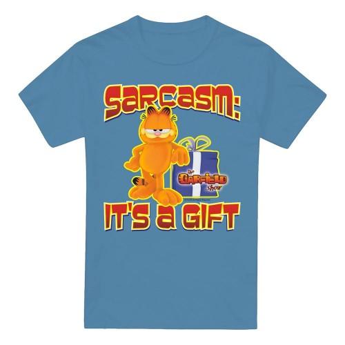 Мужская футболка с надписью «Сарказм» от Garfield