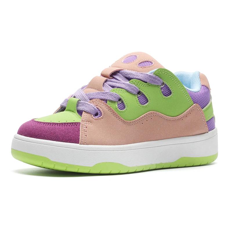 Уличная платформа дизайнерские кроссовки мужские женские модные повседневные мужские трендовые кеды для скейтборда уличные стильные женские кеды для скейтборда