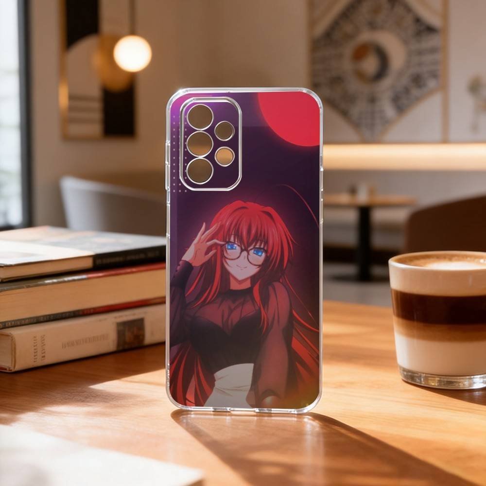 High School DxD R-Риас Гремори Чехол для телефона для Samsung S25,S24,S21,S22,S23,S30,Ultra,S20,Plus,Fe Прозрачный чехол