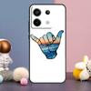 Чехол Shaka Surf Hang loose для Xiaomi Redmi 13C 12 12C 9C 10C Redmi Note 11 12 13 Pro 9 10 10S 11S 12S Задняя крышка