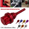 Motorcycle Engine Oil Dipstick Filler Cap Plug CNC Aluminum Alloy Motorcycle Accessories for GY6 BWS 125CC