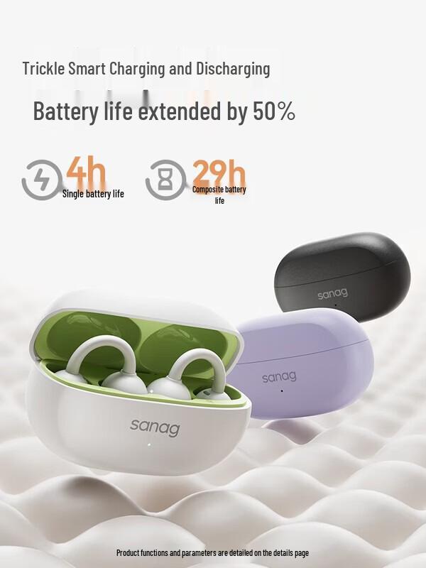 SANAG F20S Pro Open-Ear Clip Bluetooth Earphones