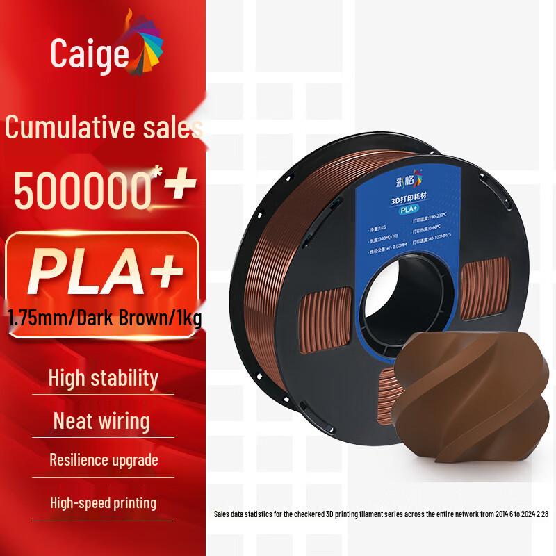 3D-принтер Caige PLA+ Филамент 1,75 мм CN-вилка (адаптер в комплекте)