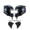 Hot Helmet Accessories Suitable for LS2 FF352 Large Tail Air Vane Combat Radar Track Spoiler Throttle Modified Tail