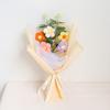 Hand Woven Rose Bouquets Yarn Knitted Mixed Bouquets Finished Products Birthday Gifts for Girlfriends and Teachers