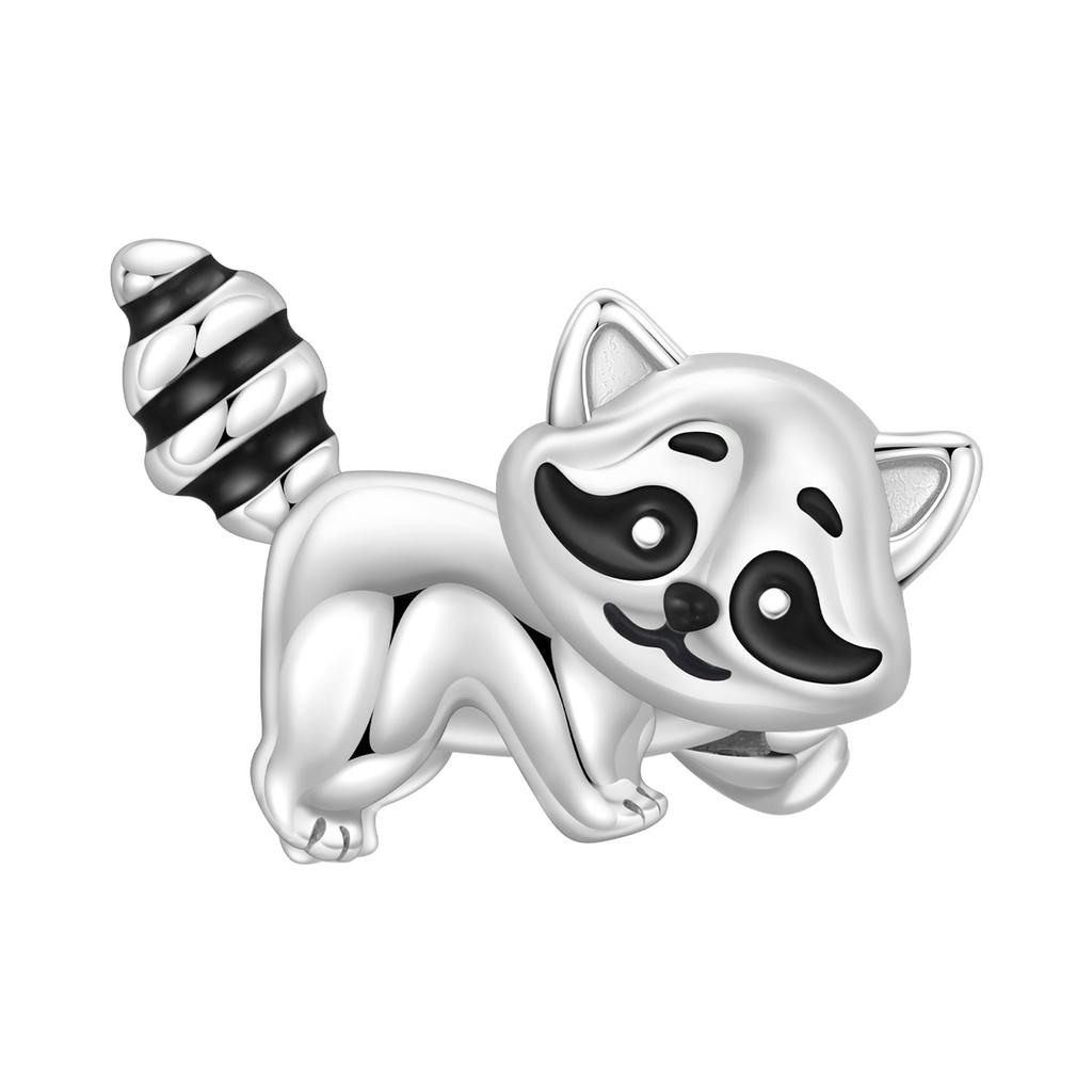 Orstarry 925 Silver Cute Monkey Beads Charm Bracelet Trendy Animal Jewelry DIY Party Gifts