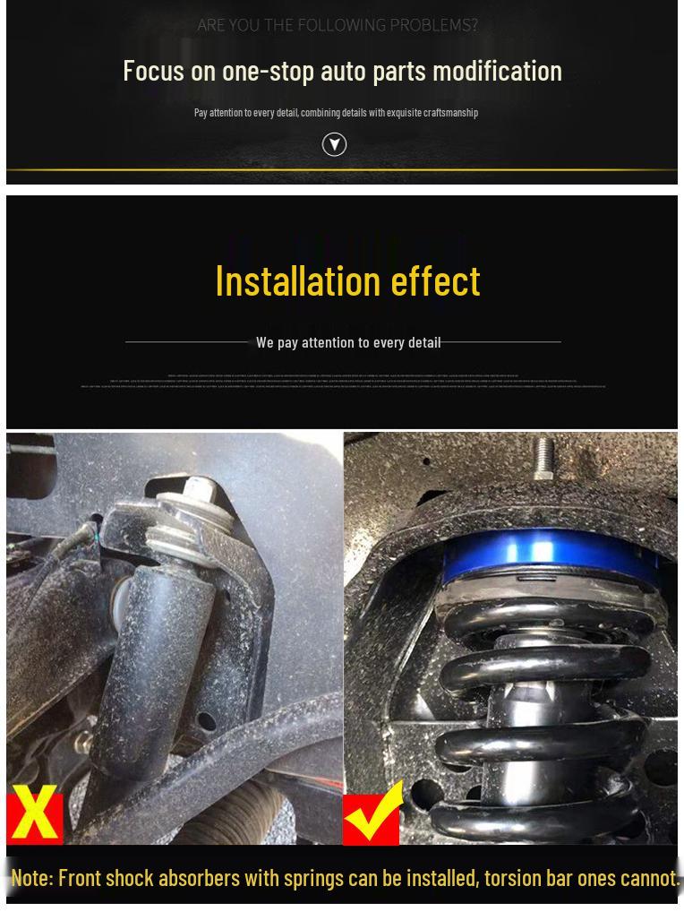 Toyota Hilux VIGO Pickup Lift Flange Pad Steel Plate Shackle Chassis