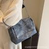 Foreign style versatile chain shoulder bag autumn and winter retro large-capacity denim bag women's 2025 new casual big bag