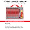 PENGGONG 9714B 500V Insulated Screwdriver Set 12Pcs Double-Ended Insulated Screwdriver Tool with