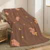 Capybara cute Throw Lightweight 240g Flannel Blanket Soft Skin-friendly for Summer Cooling