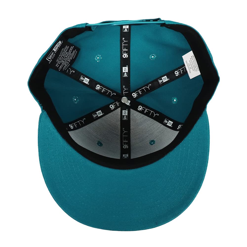 NEW ERA Cap Plain Men Snapback 9FIFTY NE400 Baseball Cap Unisex Shark Teal Free Size