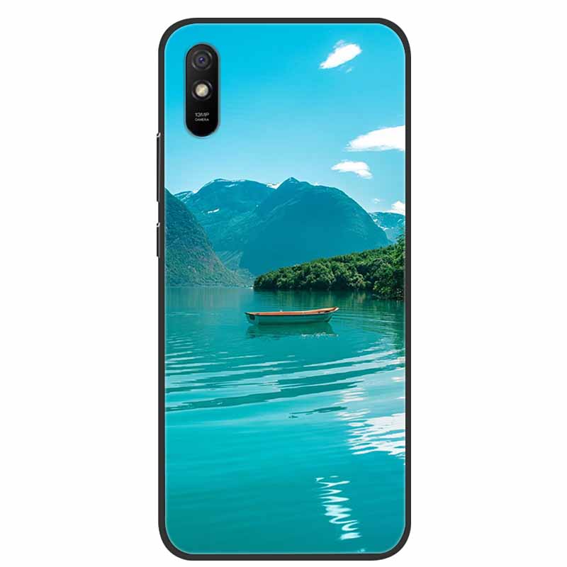 Чехол для Xiaomi Redmi 9A Redmi 9AT Ударопрочный Мягкий силикон ТПУ Задняя крышка Для Redmi 9i 9A Спортивные чехлы для телефона 9AT Милый мультяшный