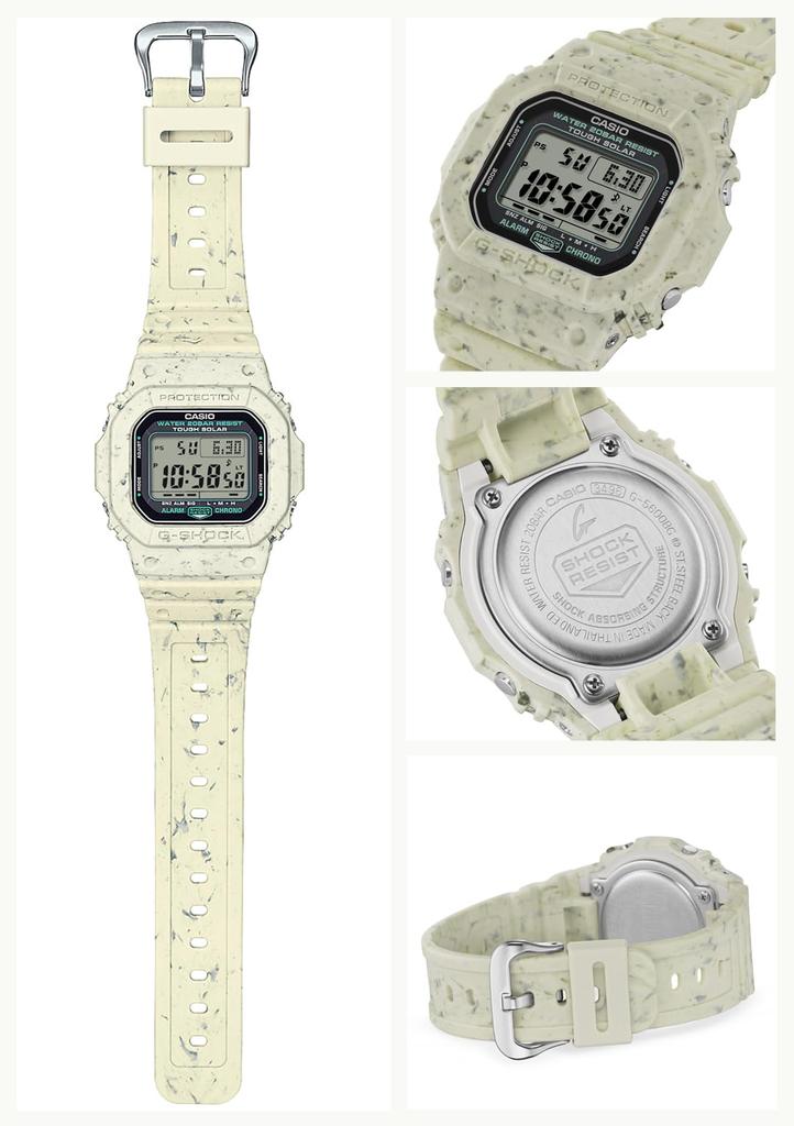 Часы Прочные Экологичные Бежевые [Casio] G-Shock На солнечной батарее, Материалы, G-5600BG-5JR, Мужские,
