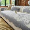 All-Season Chenille Sofa Cushion Non-Slip Durable Modern Style Cover Straight Sectional