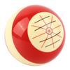 Training Billiards Cue Ball Resin Standard Pool Practice Cue Ball for US Billiards Eight Balls 57.2mm Diameter