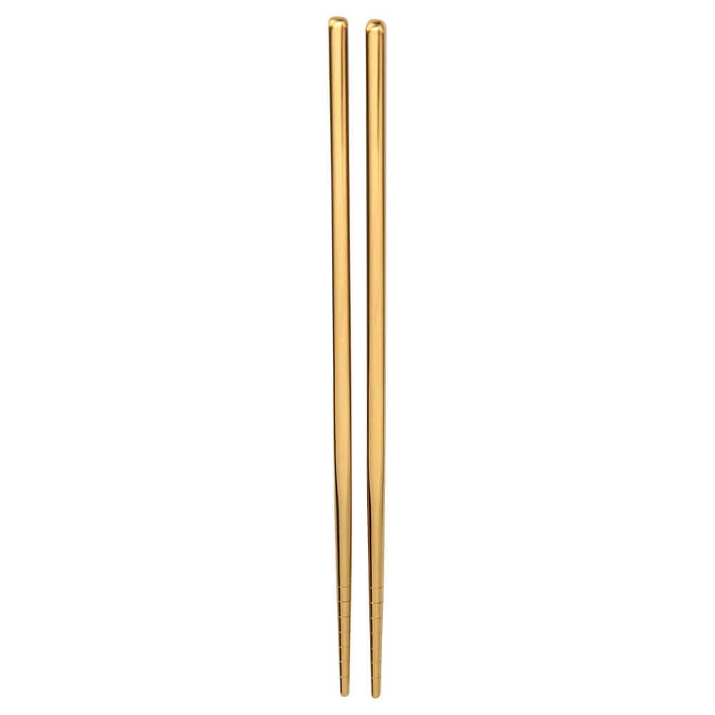 Stainless Steel Chopsticks Portable Non-slip Environmental Protection Food Sticks Kitchen Dining Tableware Accessories
