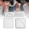 Geometric Drawing Stencil Ruler Measuring Template Mathematics Made of PVC
