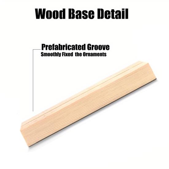 Metal Heart Sign 3 Love Hearts Sculpture with Wooden Base Romantic Mantel Tabletop Decor for Valentine's Day Anniversary Wedding