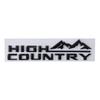 ABS Логотип High Country Наклейка-значок на автомобиль Черный Стиль букв 3D Логотип-буква на заднюю дверь Значок 12.01*2.95 дюйма Наклейка-значок на бампер автомобиля