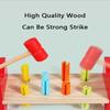 Simulation Toddler Hammer Nails Toys Montessori Nail Screw Games  Fine Motor Training