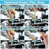 R134A Valve Core Quick Remover Installer, High Low Pressure Valve Core Remover Tools Kit for Refrigerant Air Conditioner System