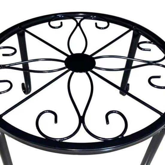 Подставка для цветочного горшка Полка для дисплея Высокая стабильность Прочная несущая нержавеющая сталь Крытый уличный горшок Полка для горшков Подставка для цветочного горшка