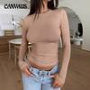 Women's Spring and Autumn Y2K Slim Fashion Pure Desire Wind Bottoming Shirt