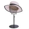 Wig Head Stand Iron Hollow Mannequin Adjustable Height Hat Rack Home Decor Holder for