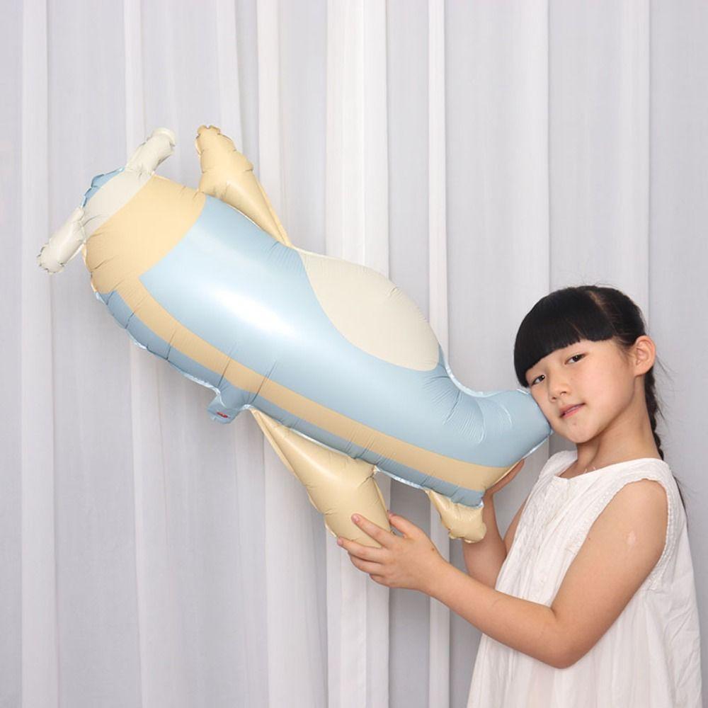 Надувной самолет Радужные воздушные шары Милый декор для вечеринки по случаю дня рождения Baby Shower